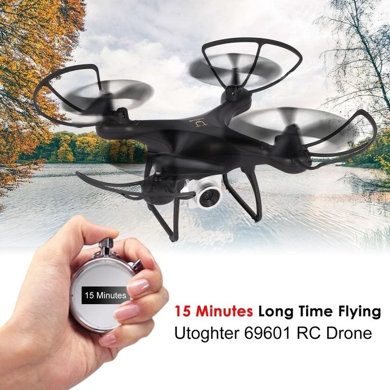 

RC Quadcopter 720P Camera Wifi FPV Control Altitude Hold 3D Flip Headless 69601 Air Press RC Drone Helicopters Toys for Boys