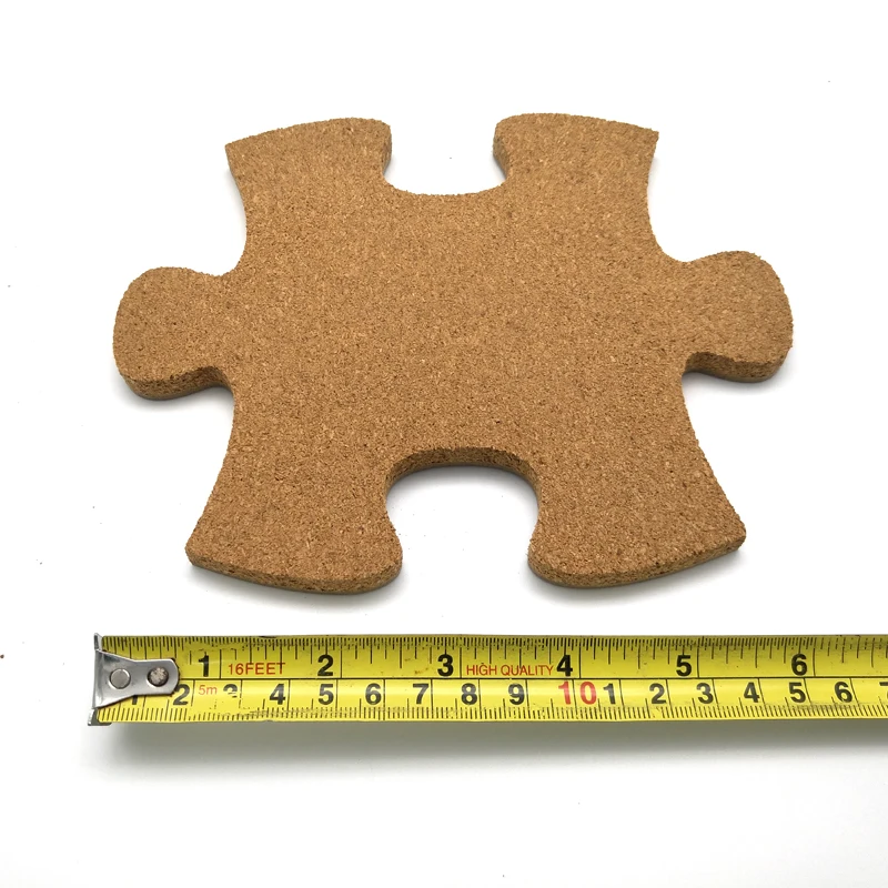 Cork Wood Phellem Wall Jigsaw Puzzle Office School Home Decoration Cork Board Sticker Pins Board Wood Puzzle