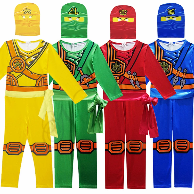 

Teenage Mutant Ninja Turtles Cosplay Costume Boy Child Halloween Party Fancy Dress Kids Ninjago Cosplay Superhero Jumpsuits Suit