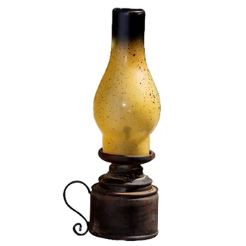 

Home Decor Nostalgic Classic Old Kerosene Lamp Figurines Model Resin Candlestick Gift Home Decoration Accessories