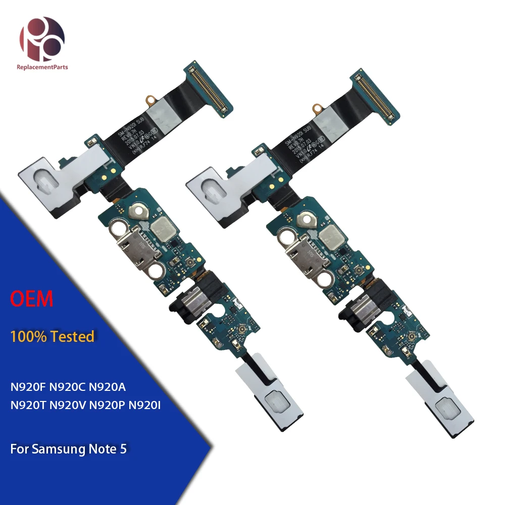

Tested Charging Port Charger Dock USB Flex Cable Ribbon for Samsung Note 5 N920F N920A N920T N920V N920P N920I N920C Replacement