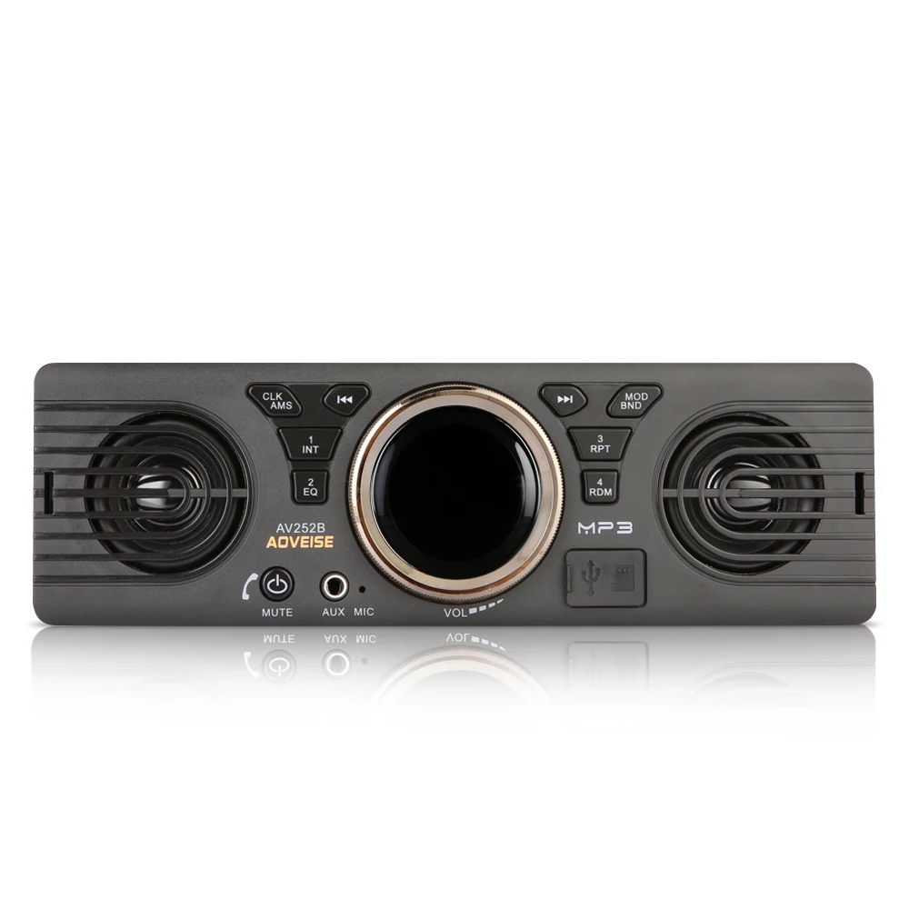 AV252B автомобильный mp3-плеер в тире Bluetooth V2.1 mp3 Аудио плееры стерео fm-радио с USB/TF картой 12 В EDR Электроника