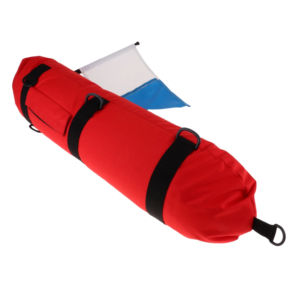 1 Pc Inflatable Scuba Diving Float Buoy & Dive Flag For Diver Down Snorkeling Spearfishing Freediving Accessories