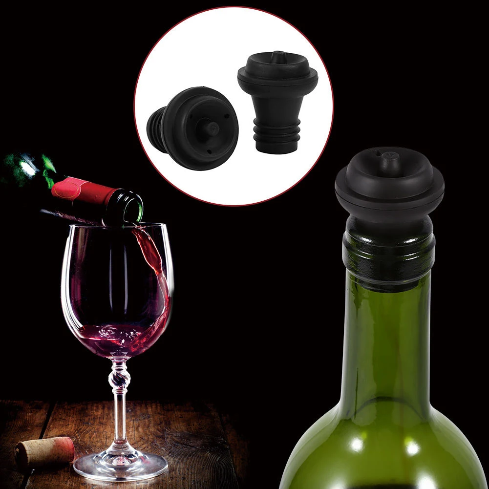New arrival 4 Pcs Silicone Vacuum Suction Bottle Stopper Vacuum Wine