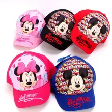 1 шт., модная Солнцезащитная шляпа с изображением Микки и Минни, Марио, повседневная детская бейсбольная кепка вечерние подарки, 50-54 см, От 2 до 7 лет