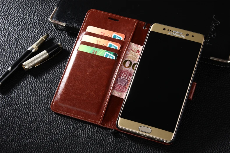 AZNS для Samsung Galaxy Note 7 чехол люкс PU кожаный бумажник откидная крышка телефон Сумки