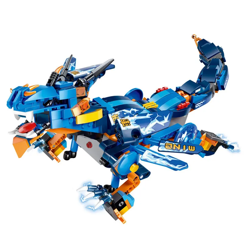 

DIY Building Blocks Walking RC Smart Dinosaur Electronic Robot STEM Toy for Kids birthday juguete de bloqueFfor children A1