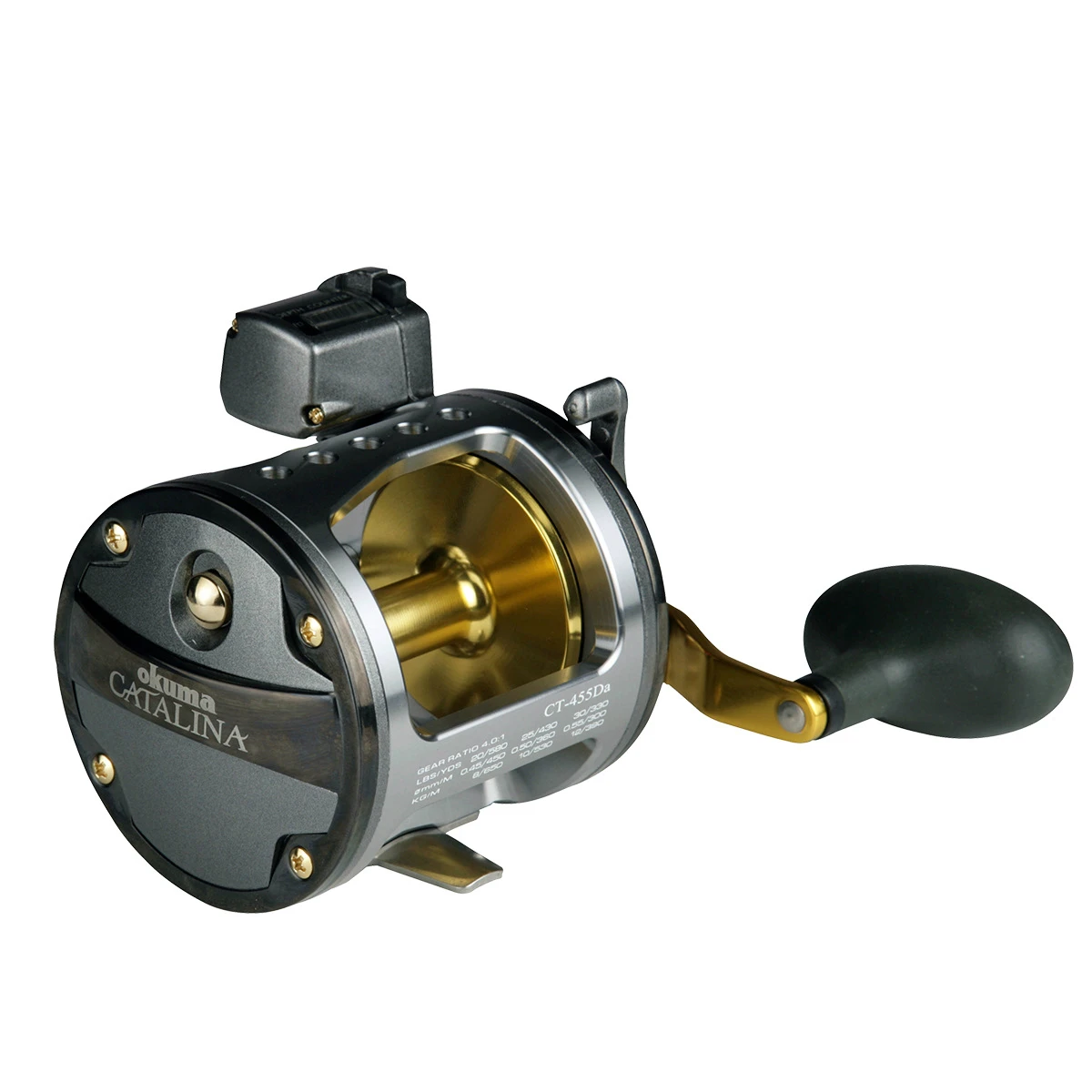 Roda de Tambor Carretel da Carcaça de Isca Artes de Pesca Enrolador de Bobina de Barco Carretel de Arremesso Okuma Série Todos Metal 5bb Carpa Linha Mar Jangada ct