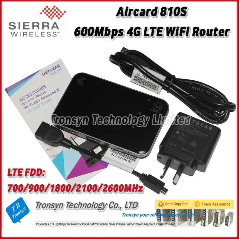 New Arrival Original Unlocked Netgear 600Mbps Aircard AC810S 4G LTE Cat11 Mobile Hotspot Support LTE FDD B1 B3 B7 B8 B28