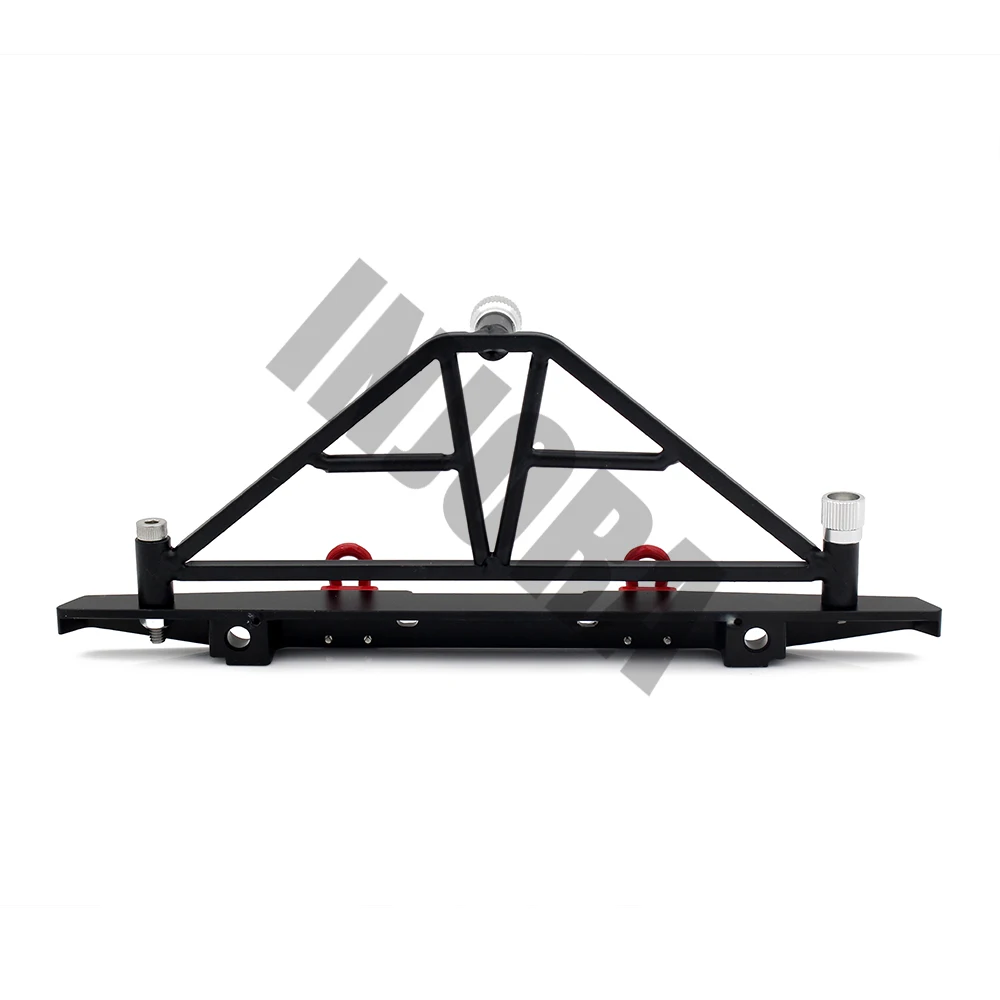 INJORA 1:10 RC Гусеничный металлический передний и задний бампер с подсветкой для 1/10 осевой SCX10 90046 RC автомобиль