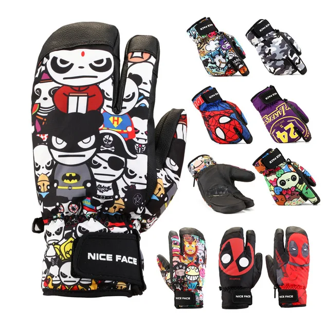 

Nice Face winter ski gloves women snowboard gloves men mittens mountain skiing invierno esqui gants ski handschoenen mannen
