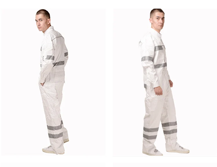Work Coveralls Men Women Long Sleeve Wear-resistant Working Overalls Reflective Strip Safety Clothing Repairman Factory Uniforms (23)