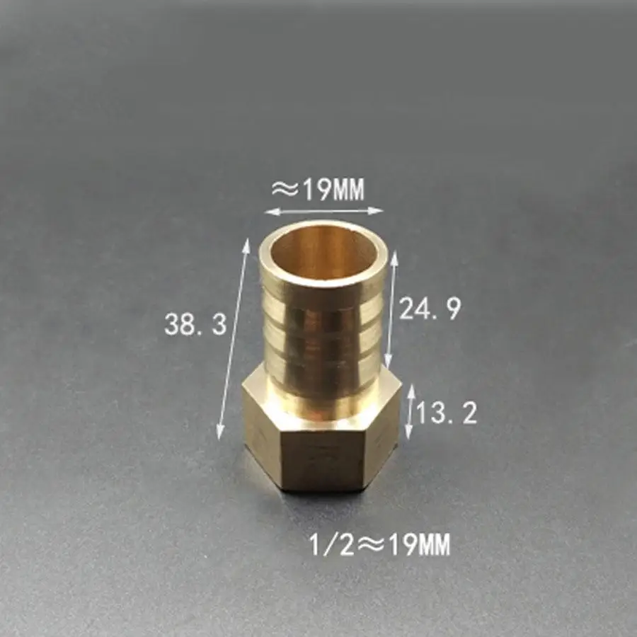 DN15 1/2 &quotBSP Женский x 19 мм шланг Барб Латунная Труба фитинг адаптер Муфта |
