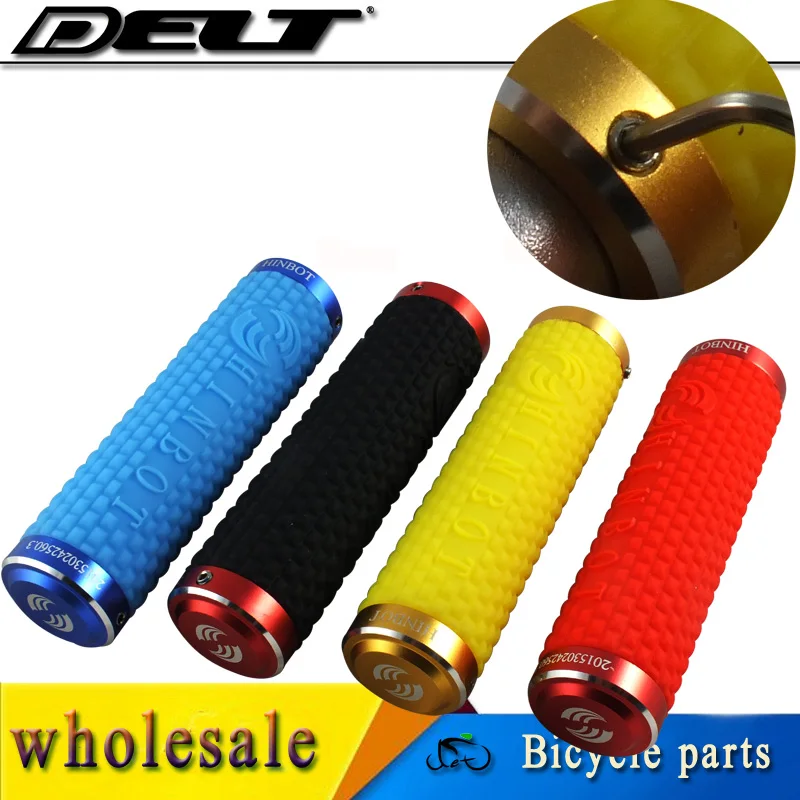 

NEW MTB Fixed gear Mountain ROAD BMX silicone & aluminum Bicycle Cycling bike handlebar grips 22.2 X 125mm blue Yellow black red
