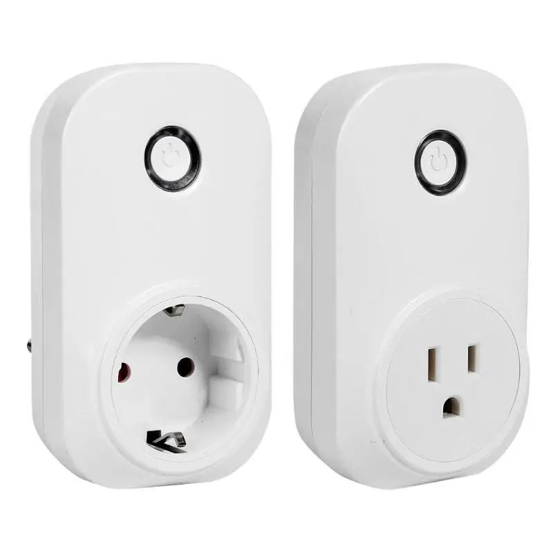 

16A Wireless WiFi Smart Plug Voice Control Adapter Socket for Amazon Alexa Smart Home Accessories WIFI Control Socket EU US Plug