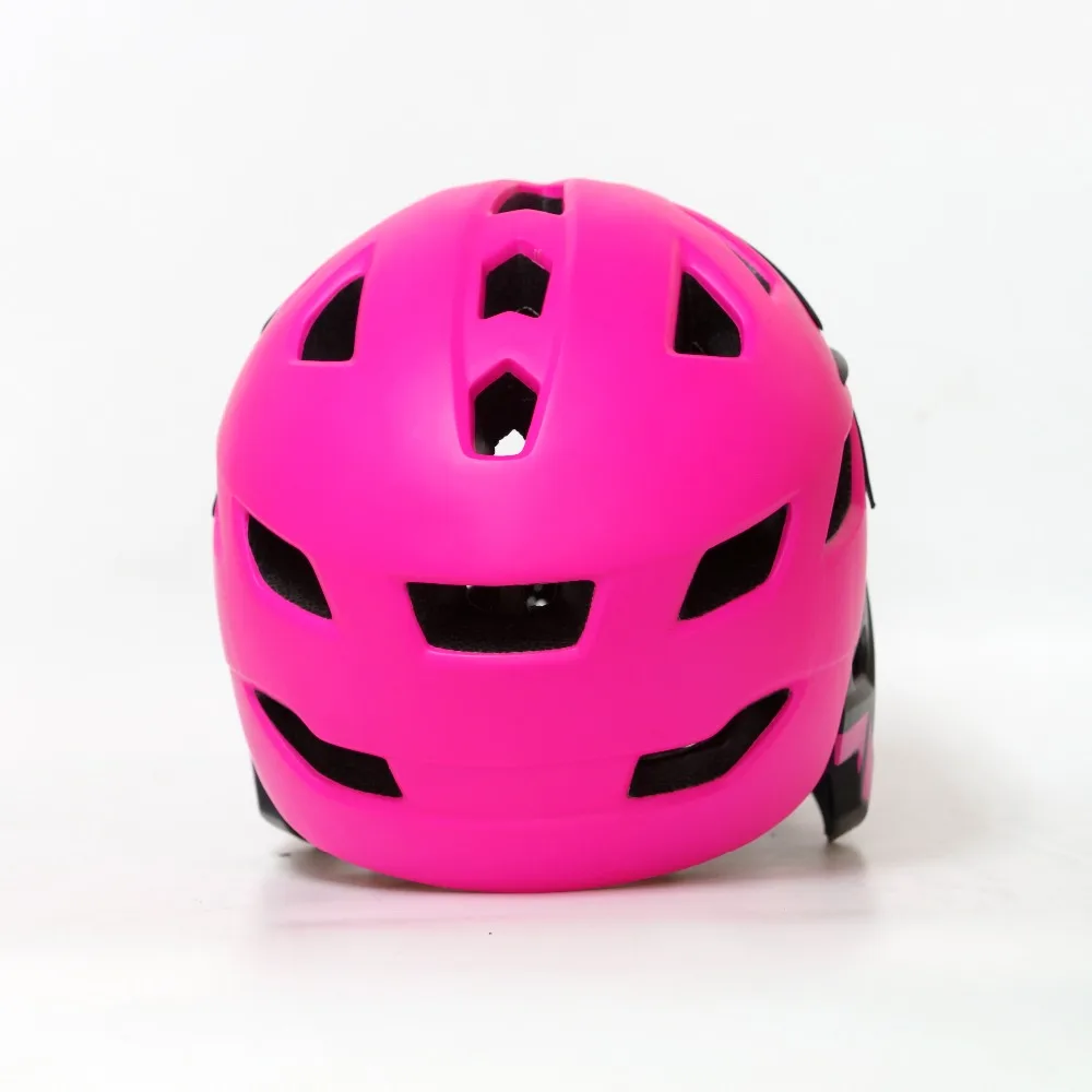Детский велосипедный защитный шлем 48-54 см дорожный горный велосипед MTB велосипедный шлем Полнолицевой лыжный шлем с козырьком для детей