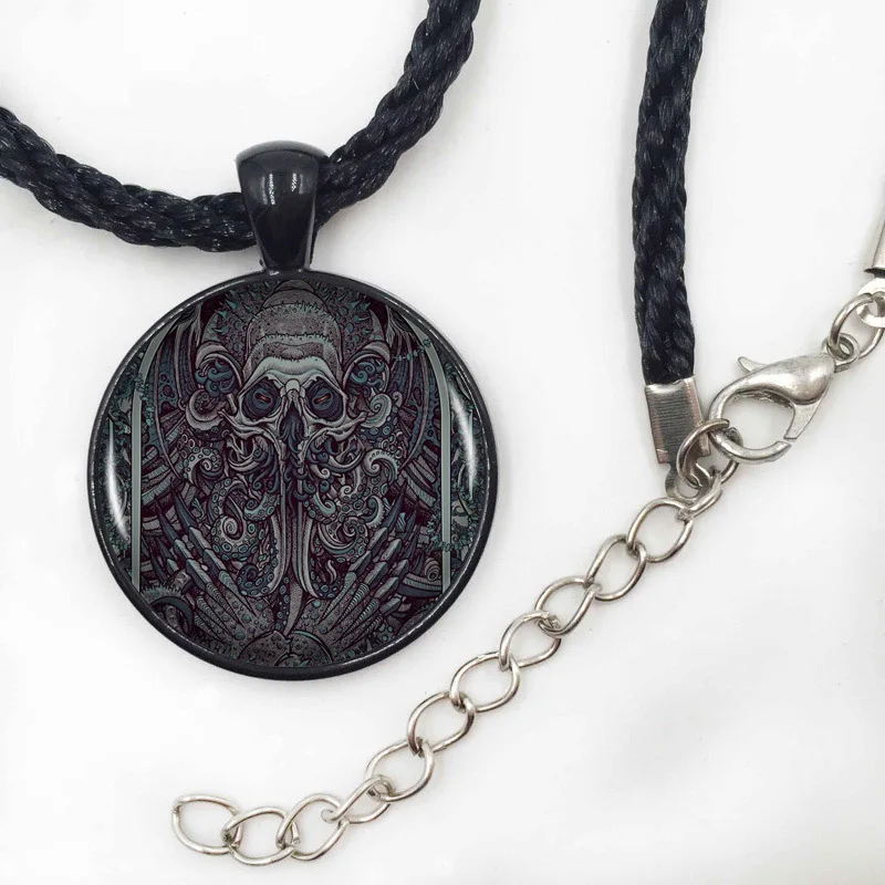 1 шт./лот модная подвеска Kraken Cthulhu и ожерелье с кабошоном винтажная длинная