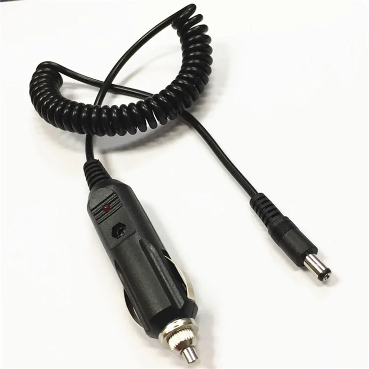 1.5m Car Charger Plug to DC5.5*2.1 Plug 3A/2464/22AWG Copper Cord