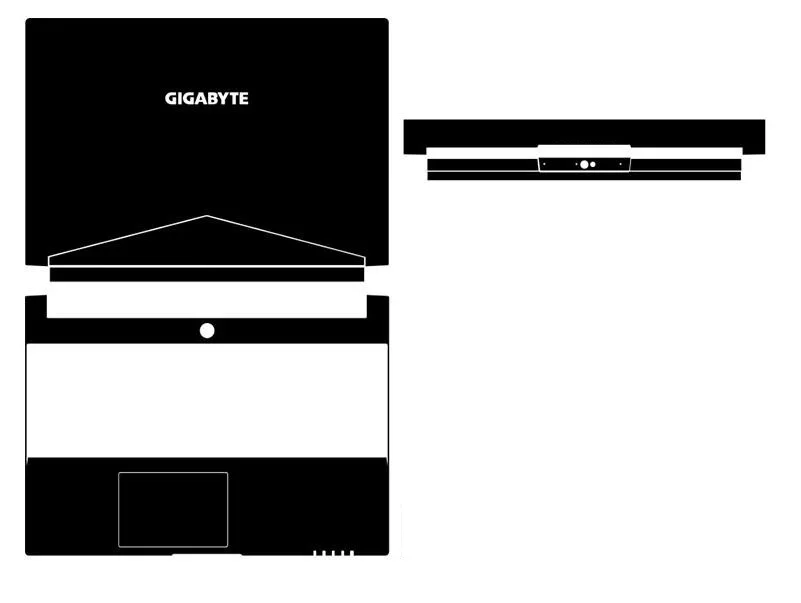 Специальные виниловые наклейки для ноутбука из углеродного волокна, Защитная крышка для GIGABYTE Aero 15 15X15,6"