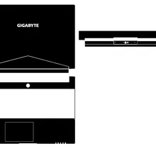 Специальные виниловые наклейки для ноутбука из углеродного волокна, Защитная крышка для GIGABYTE Aero 15 15X15,6"