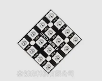 

Free Shipping!!! Full color LED module / color WS2812B-4 bit RGB LED full color driver board module / 4-bit lantern