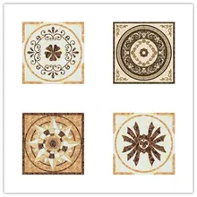 10 шт./компл. Ретро Мозаика Плитки Стикеры s линии талии стены Стикеры обои Кухня шкаф Туалет границы Водонепроницаемый домашний декор