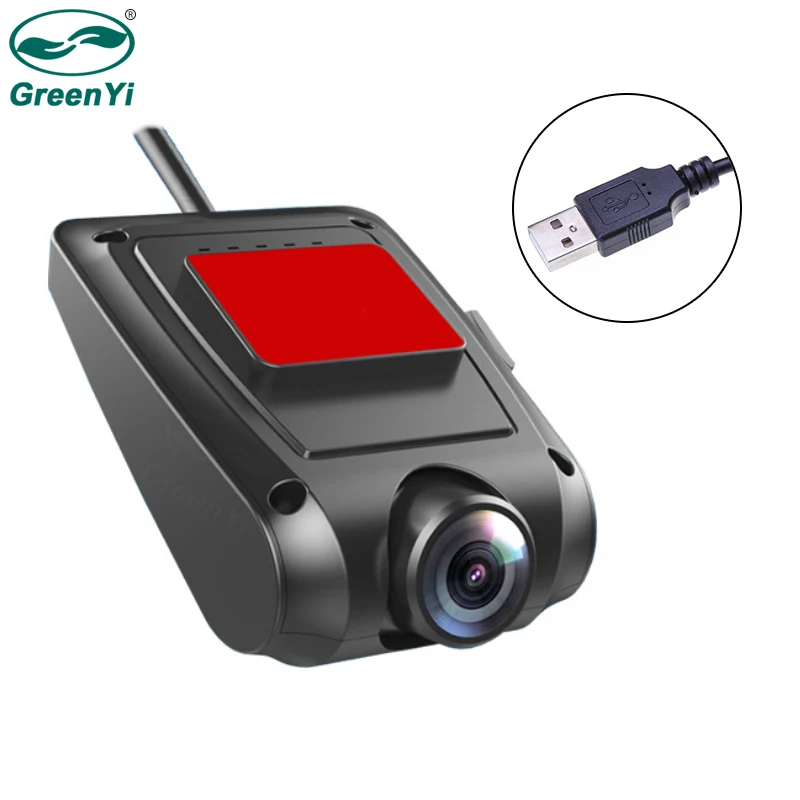 

GreenYi USB Car DVR HD 1080P Dash Camera Vehicle Driving Recorder 170 Degree Front Dashboard Camera for Android GPS Head Unit