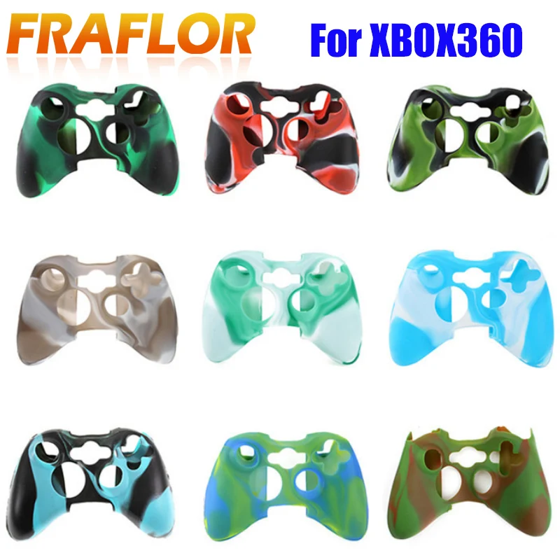 For XBOX360 Controller Camouflage Soft Anti slip Protective Soft