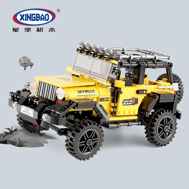 

XingBao 03024 the off road Adventure Set Car Series Self-Locking Building Blocks Bricks Toys Educational Funny Kids Gifts Model