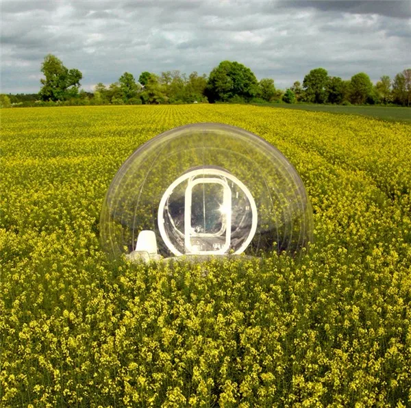 transparent bubble tent