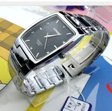 Mode Longbo Marque Étanche Complet Inoxydable Steell Montre Quartz Mâle d’affaires décontractée Bonne Qualité Résistance À L’eau Cadeau Montre