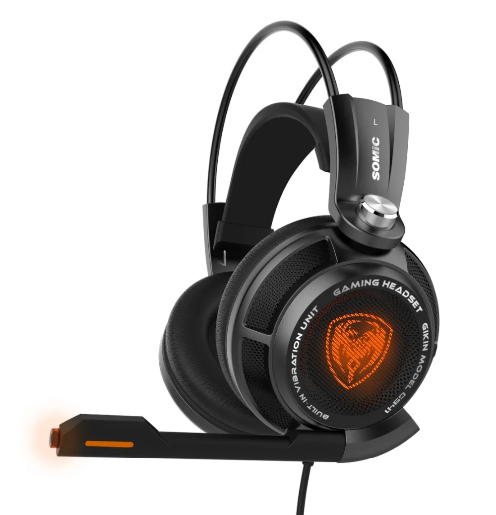 10pcs Somic G941 7.1 Virtual Surround Sound Headband Gaming Headset Headphone with Vibrating