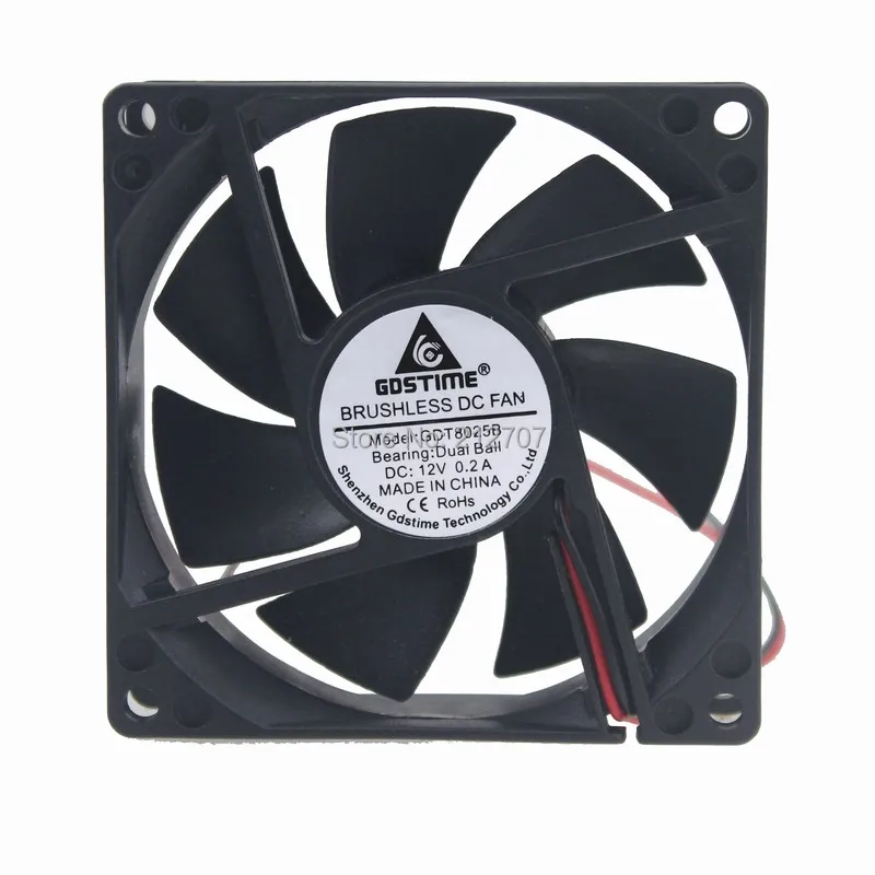 Рисунок 2 - Gdstime DC 12 В 2Pin 80 мм 80x80x25