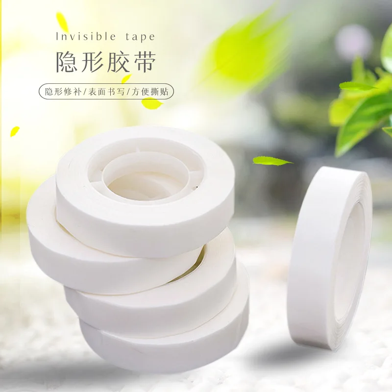 

Creative White Invisible Tape Writing Test Traceless Transparent Writable Correct Students Wrong Questions Stationery