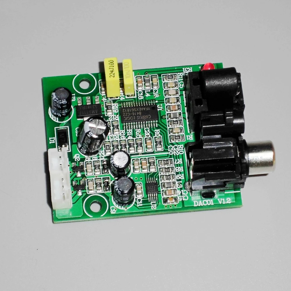 ЦАП цифровой декодер 24 бит 192 кГц Оптическое волокно коаксиальный цифровой сигнал вход стерео аудио выход Decod для усилителя ПК ТВ