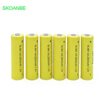 

10PCS A lot AA Rechargeable Battery AA Ni-MH 1.2V 2800mAh Ni-MH 2A Pre-charged Bateria Rechargeable Batteries for Camera