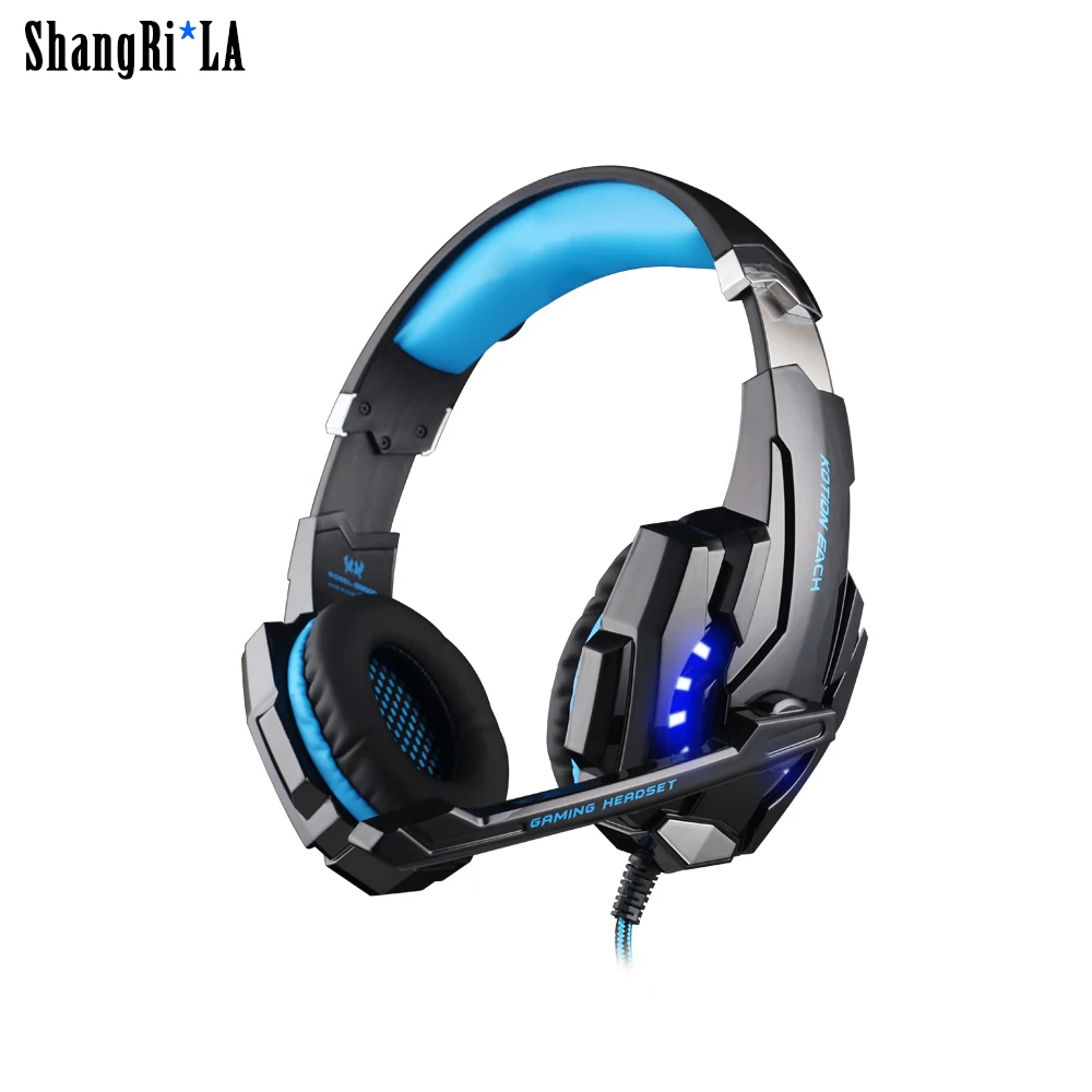 

EACH G9000 Over-Ear 3.5mm Gaming Headset Headband Game Headphones & Earphones With Microphone LED Light For PC Laptop / PS4 DHL