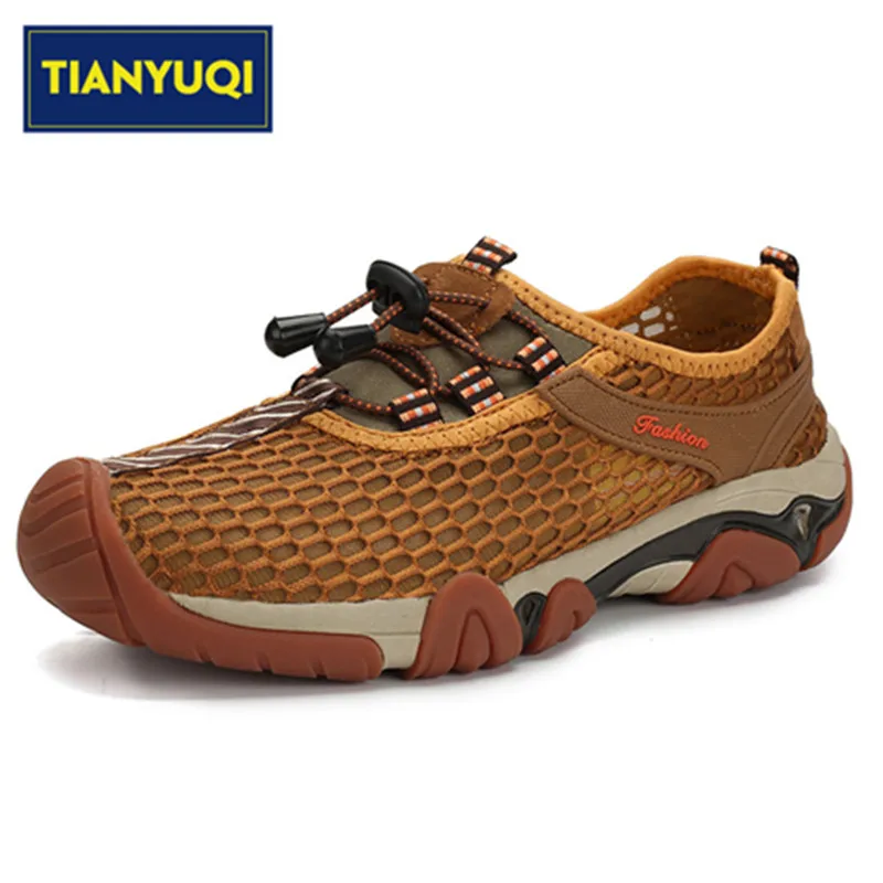 TIANYUQI High Quality Water Shoes For Men Breathable Mesh Sport Sneakers Outdoor Upstream Shoes