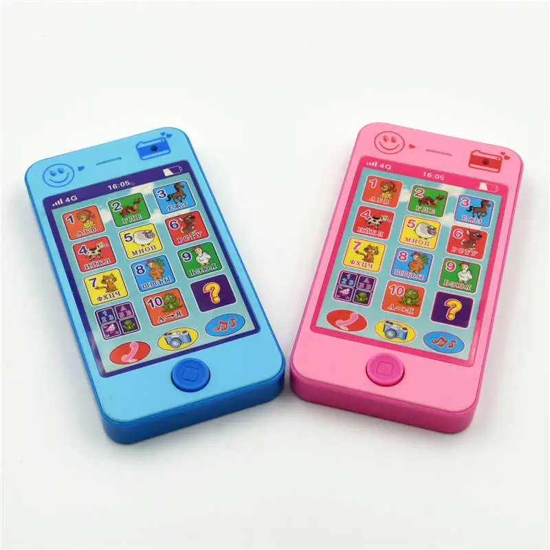 

Russian Language Baby Phone The Latest Version of 4G Phone Children's Educational Simulation Music Mobile Phone Free Shipping