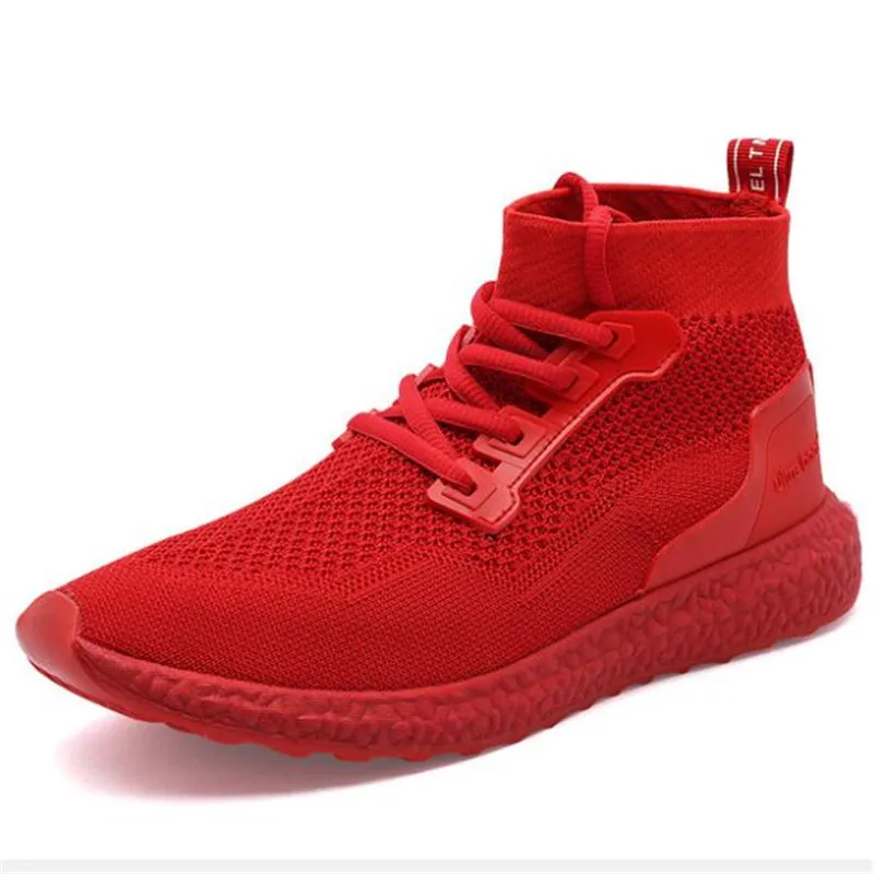 

NEW Fashion Mens Casual Sport Shoes Lace-Up Breathable Non-slip High help Shoes Sneakers Mens Trainers Zapatillas Hombre