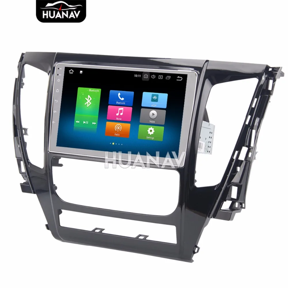 Perfect 9" MIRROK Link touch screen 8 core Android8.0 4GB+32GB Car DVD player GPS navigation for Mitsubishi Pajero sport 2016 2017 2