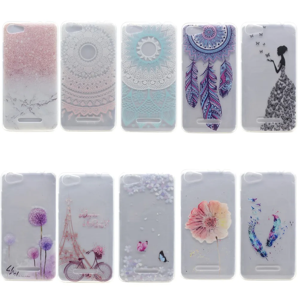 For wiko lenny 2 3 4 case fashion Transparent Patterned shockproof TPU soft silicone Back Cover cases Ultra-thin cute for |