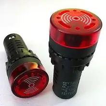 2 шт безопасная сигнализация AC 220 вольт мини сирена световой сигнал лампа