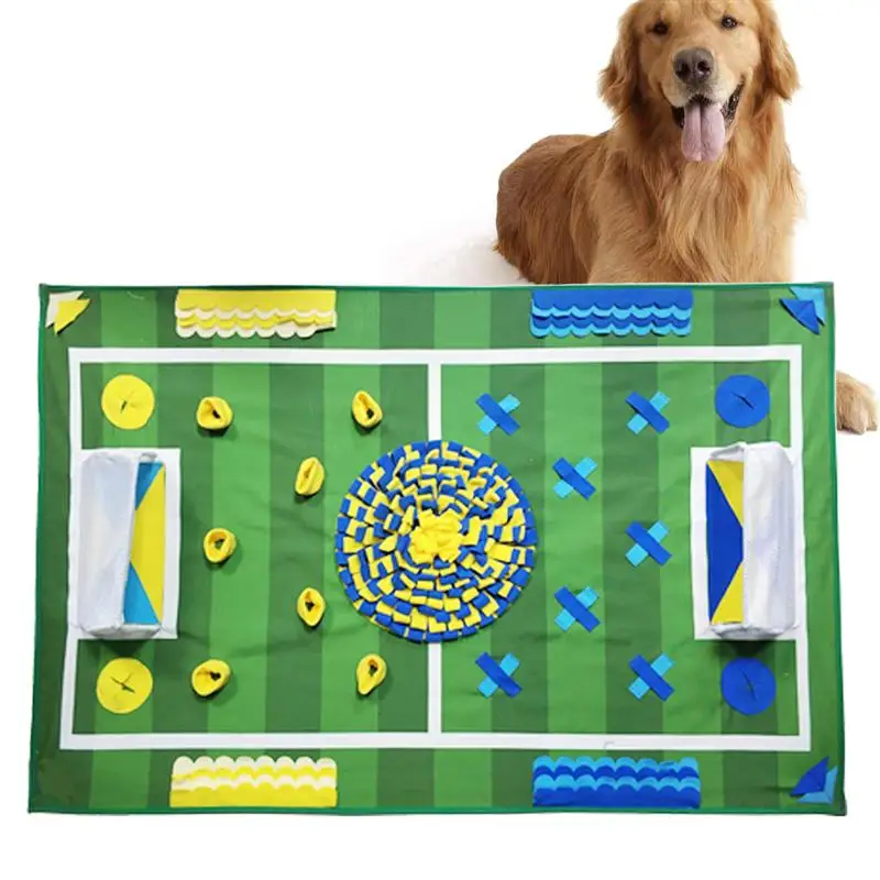1 шт. практичное одеяло для активных игр нюхание учебная площадка коврик для корма собака нюхательный коврик футбольный коврик в виде поля