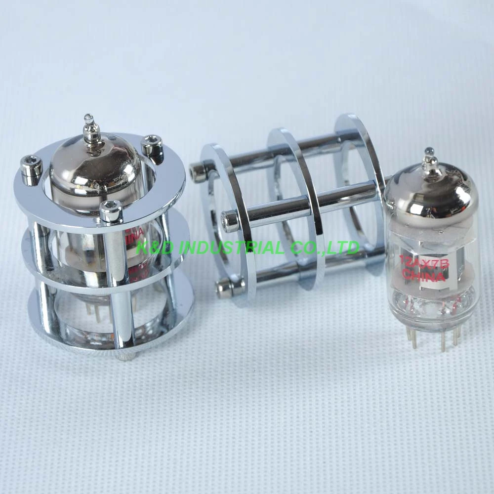 1pc Silver Tube Guard Protector Brass ECC82 ECC83 12AX7 12AT7 6922
