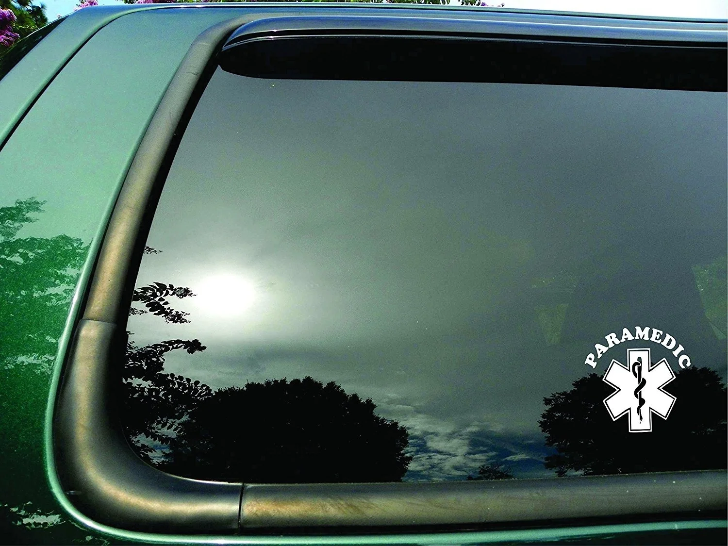 

Paramedic Symbol- Die Cut Vinyl Window Decal/sticker 9x9cm