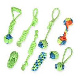Лидер продаж собаку хлопок веревки игрушка собака, интерактивные игрушки для чистки зубов бросали укус игрушки