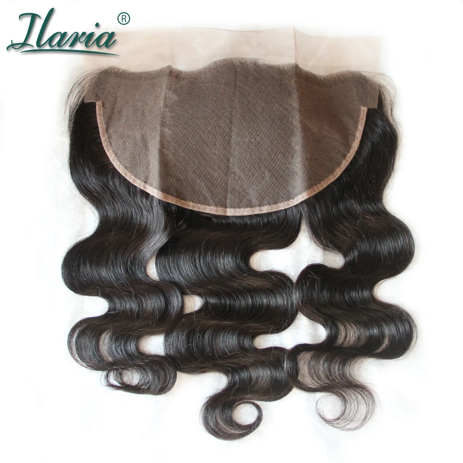 

Ilaria Ear to Ear 13x6 Lace Frontal Closure With Baby Hair Pre Plucked 10"-20" Brazilian Straight Remy Human Hair Shipping Free