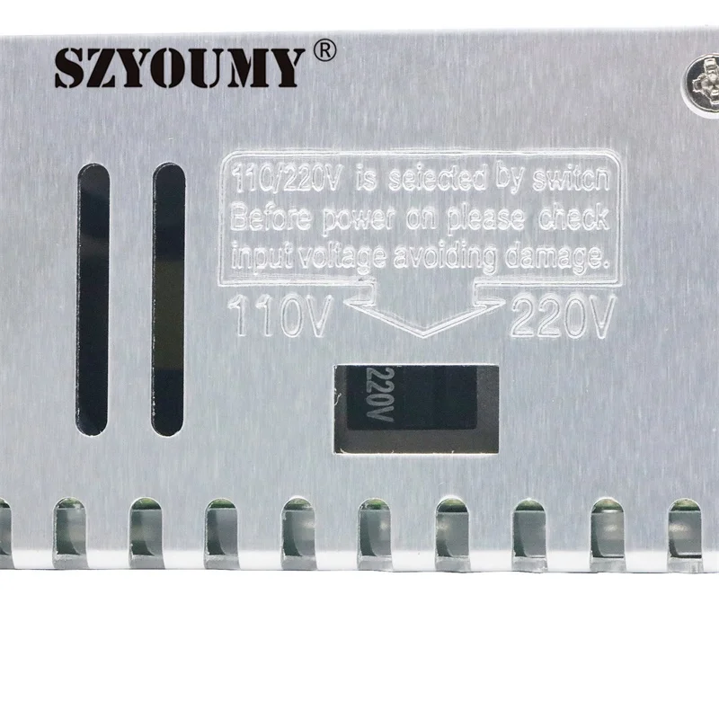 SZYOUMY 5V 70A 350W Драйвер импульсного источника питания для WS2812B WS2801 Светодиодная лента
