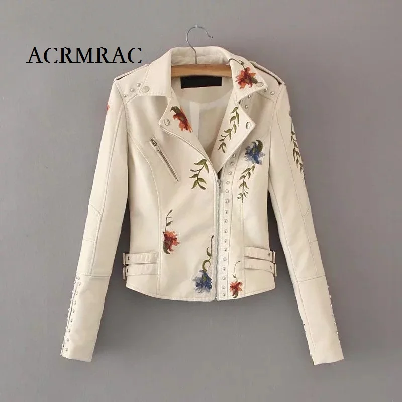 ACRMRAC Women spring Short style Long sleeves Turn down